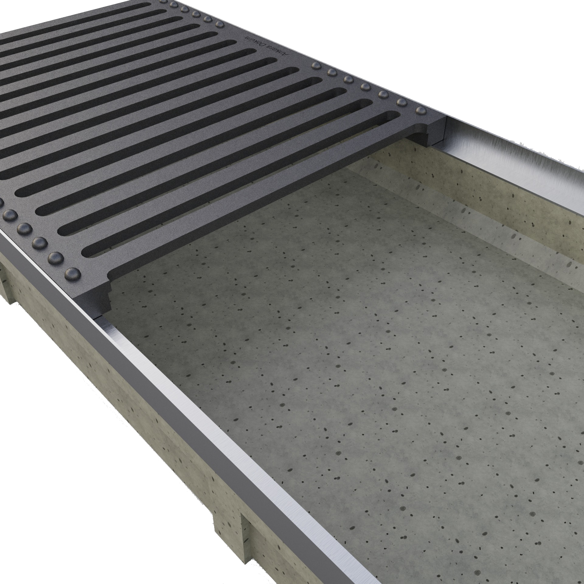 300x1000x100 polimer kanal uygulama ve ürün detayı