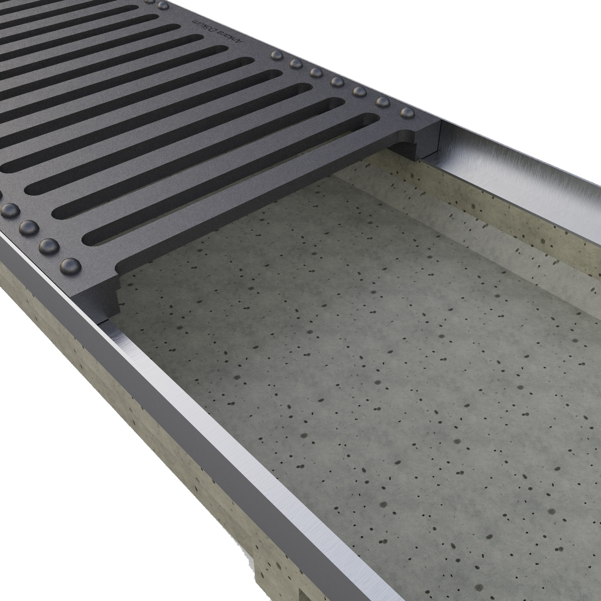 300x1000x60 polimer kanal uygulama ve ürün detayı