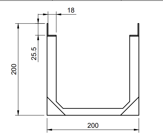 400x1000x400 polimer kanal detay görseli
